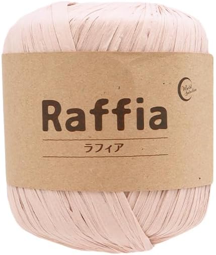 ユザワヤ Yuzawaya Raffia Tape Yarn, 100% Rayon, 1 Skein (40g), 52 Yards (48m), Color 116-16 - World Festa