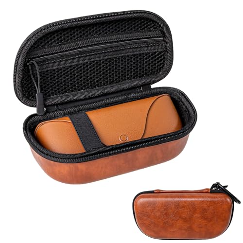 CERFFOOL Étui à Lunettes Rigide pour XREAL Air 2/Air/One AR Glasses Universel Housse de Protection pour RayNeo Air 2 AR Anti-chute Étanche Portable Sac de Rangement en Cuir pour Lunettes Intelligentes