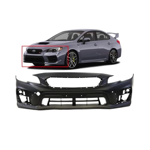 Image of FitParts Compatible with Subaru WRX 2018-2021 Front Bumper Cover | Primed, Fits WRX STI Models, Ready to Paint, OEM 57704VA050, SU1000190