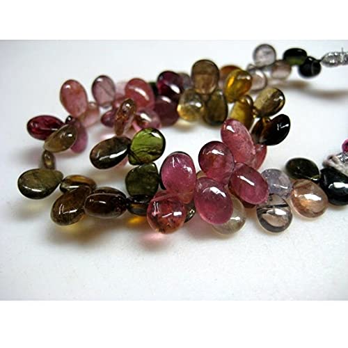 Tourmaline naturelle et perles de culture 5x7mm LKBEADS pour création
