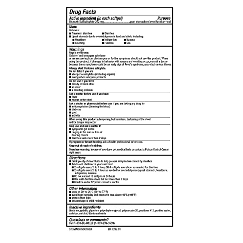 Welly Remedies | Otc Stomach Soother | Upset Stomach Reliever/Antidiarrheal | Bismuth Subsalicylate | Medicine With Proven Active Ingredients #TOP1