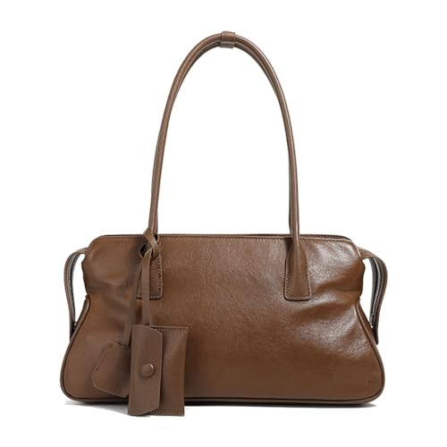 Sac fourre-tout cuir tanné femme pochette bandoulière travail
