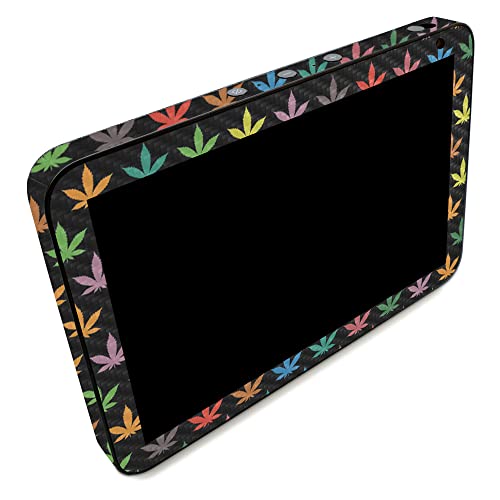 Image of MightySkins Carbon Fiber Skin Compatible with Amazon Echo Show 8 (Gen 2) - Sticky Icky Icky | Protective, Durable Textured Carbon Fiber Finish | Easy to Apply