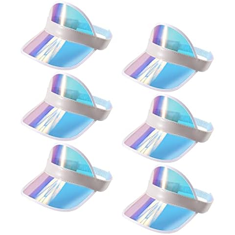 Visera de sol Regilt unisex de plástico transparente con protección UV Cover