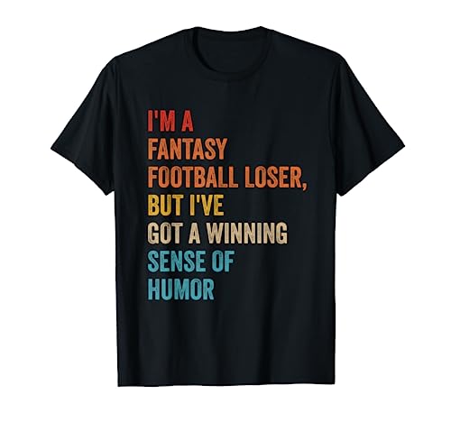 Funny I Suck at Fantasy Football Draft Party Vintage Men T-Shirt