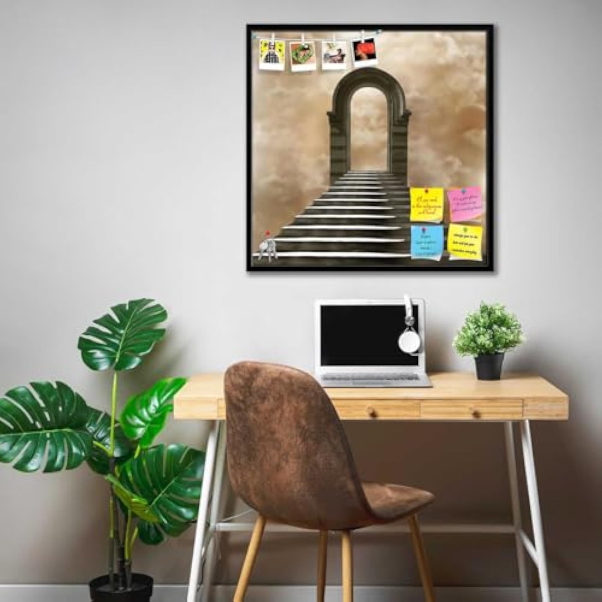 Light Leading to Heaven or Hell Bulletin Board Notice Pin Board