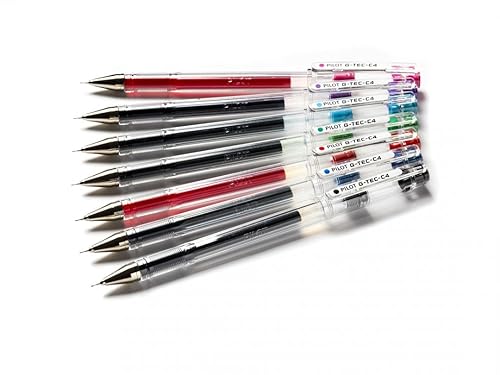 Bolígrafos Pilot G-Tec C4 Gel Roller de 0.4mm Multicolor x5 miniatura 3