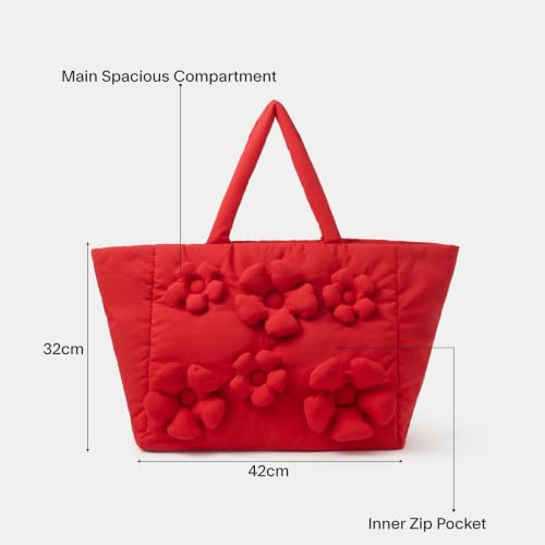 Accessorize red tote bag – image 7