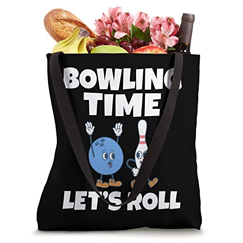 Bolso Tote Bowling Time Lets Roll Bowling Team miniatura 4