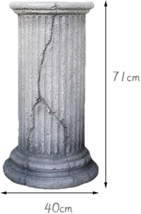 Corinthian Column Decorative Roman Pillar Column Centerpiece Pedestal Stand Figurine Sculpture for Indoor Outdoor