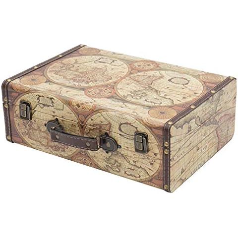 HMF VKO104 Vintage Koffer aus Holz Cover