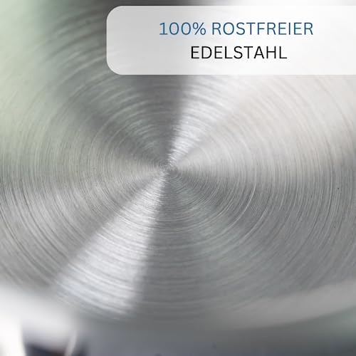 Westmark Butterpfännchen/Soßenwärmer, Mit Deckel, Soßenlöffel und Stövchen, Rostfreier Edelstahl, Farbe: Silber, 62262260 – Bild 4