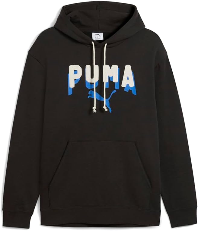 buzo con capucha Graphic para hombre, negra, doble AH25, grande