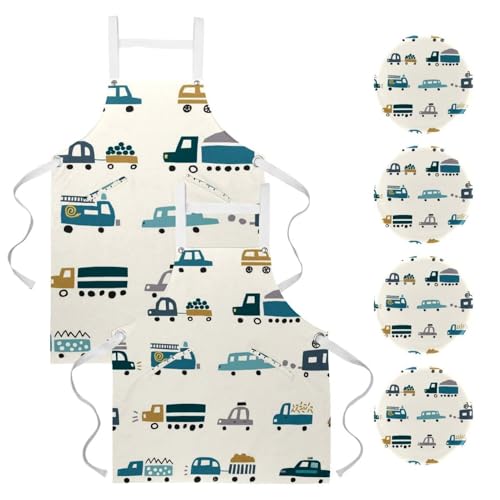 Tablier de cuisine multicolore One size pour travail de service