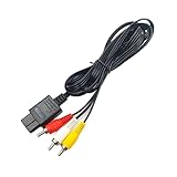 YOFDAL Cavo Audio Video RCA Compatibile con N64 e altri modelli, Gamecube, Cavo Audio Stereo AV Video per Console di Gioco, Qualità Dell