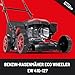 Güde EW 410-127 Eco Wheeler Benzin-Rasenmäher - 4-Takt Motor, 127 Kubikzentimeter Hubraum, 2 Kilowatt, 2,7 PS, 41 Zentimeter Schnittbreite, 2,5-7,5 cm Schnitthöheneinstellung, 45 Liter Fangkorb