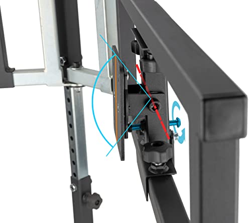 Simfab Triple Monitor Floor Stand For Racing And Flight Simulators Model Ld | For Montiors Up To 100X100Mm Vesa Mount Or 24, 27, 32, 34-39 (Triple Monitor Stand, Ld Mount Brackets) #TOP5