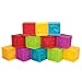 Imaginarium Blocs colorés pour bébé - 12 pièces - Caoutchouc - Durable et sûr - Dans Sac