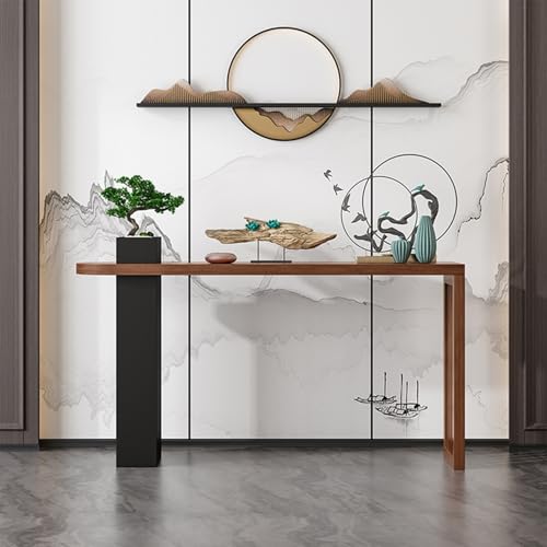Mesa de sofá para sala de estar ideal como mueble recibidor en pasillos estrechos 8