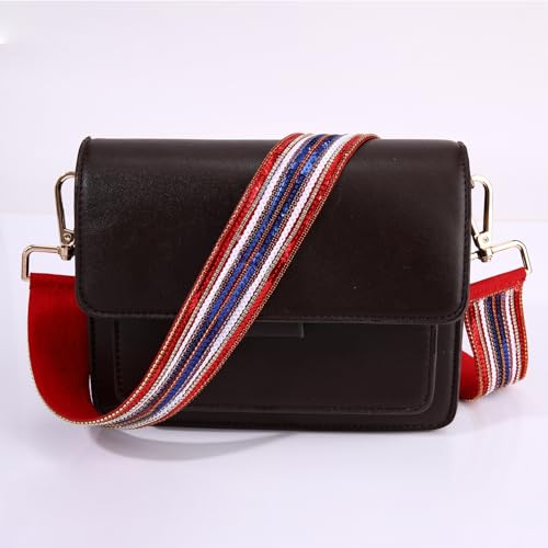 Image of 4th of July Purse Strap Red White Blue Beaded USA Star Purse Strap Replacement American Independence Day Outfits