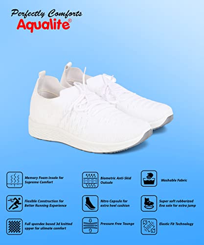 Image of Aqualite Trending SKY-04 Casuals Walking Shoes with Lace-Up & Slip-Resistance Dailywear Shoes for Women