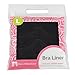 More of Me to Love 3-Pack Bra Liners: Black, Beige, White - 100% Cotton - Large - 2