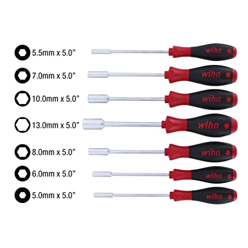 Wiha 34194 Nut Driver Set, Metric, 7 Piece #TOP3