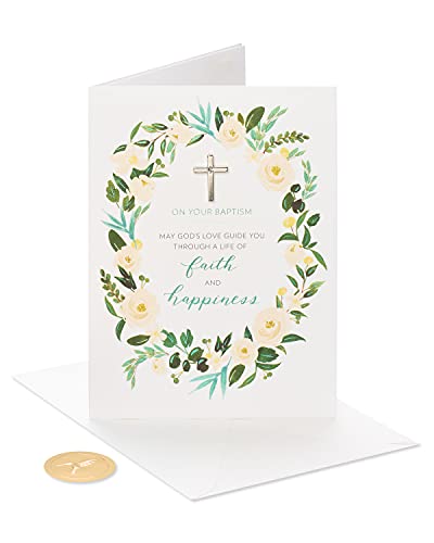 Papyrus Baptism Card (Faith and Happiness)