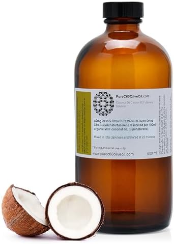 C60 In MCT Oil - 100% Organic Coconut Derived - 150ml