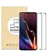 KTTWO OnePlus 6T Screen Protector Glass, (2PACK) Full Screen Coverage Anti-Scratch Bubble-Free Tempered Glass Screen Protector with Full Glue for OnePlus 6T Screen Phone (Black)