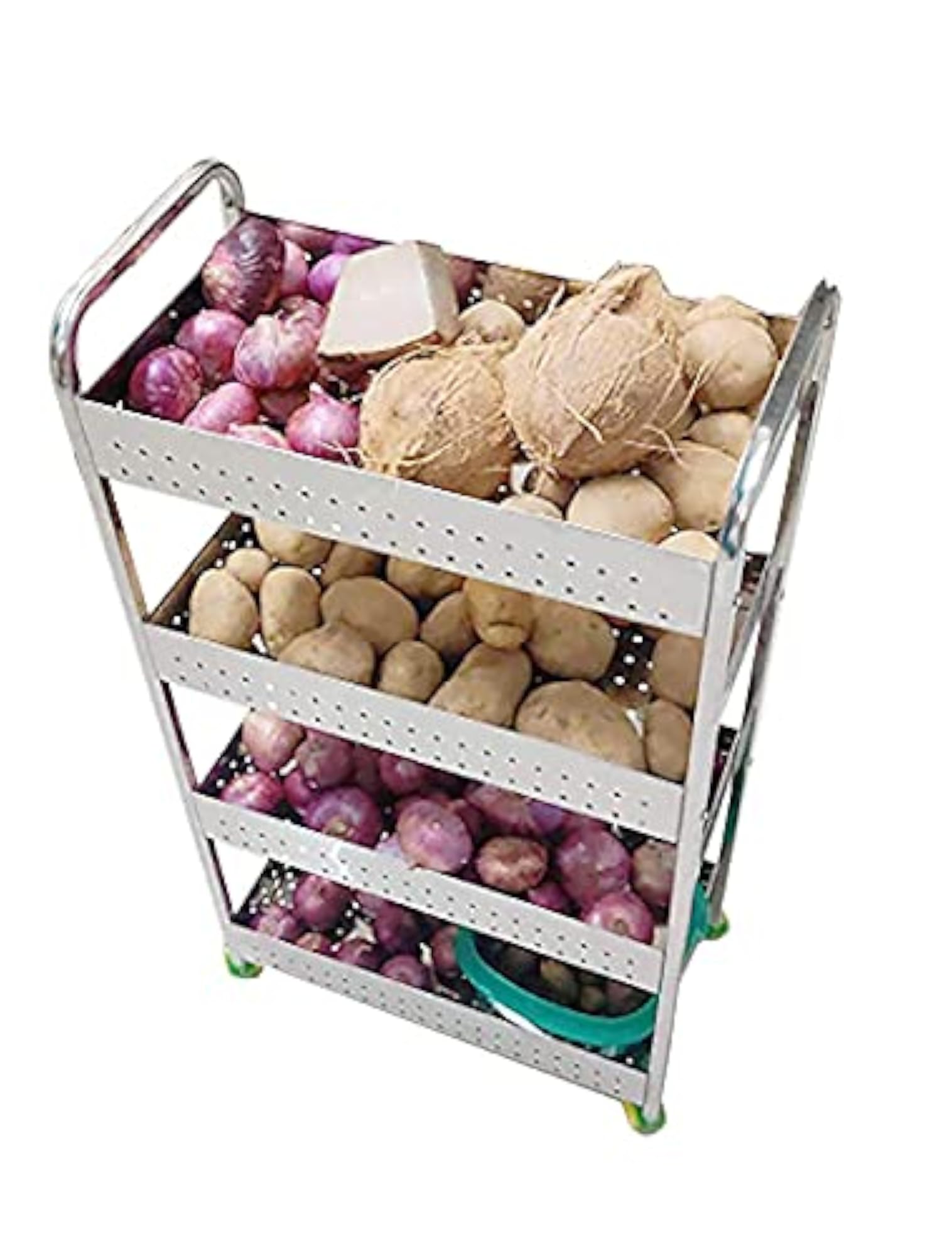 4 Layer Fruit and Vegetable Stand, Kitchen Storage Rack