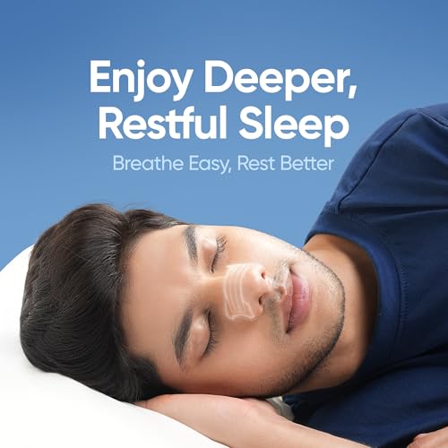 Image of Frido Nasal Strips | Anti-Snoring Nose Strip with 12-Hour Adhesion | Transparent Nose Opener for Better Sleep | Snore Stopper for Men & Women | Pack of 15