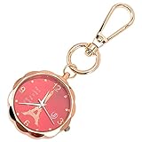UKCOCO Krankenschwester Uhr Metall Taschenuhr Schwesternuhr Pflegeuhr Ansteckuhr Brosche Krankenschwesteruhr Fob Uhr Hängeuhr Schlüsselbund für Ärzte Sanitäter Frauen Student Geschenke