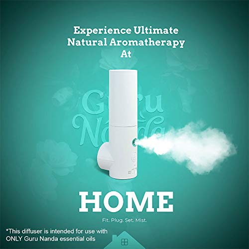 Gurunanda Portable Diffuser - Plug-In Oil Diffuser 2.0 For Essential Oils For Home And Office - Portable Waterless Oil Diffuser With Auto Shut Off, Adjustable Mist Mode (Pack Of 3) #TOP2
