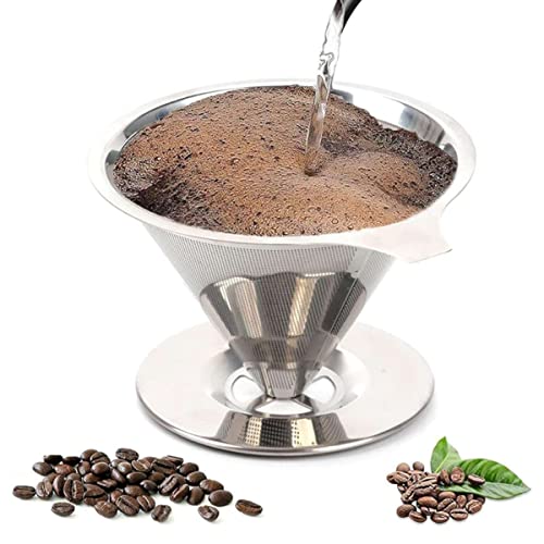 Coador Filtro De Café Aço Inox Sem Uso De Papel (10 Cm)