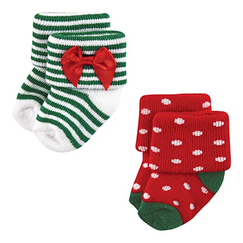 Image of Hudson Baby Baby 8-pack Cotton Rich Newborn and Terry Socks