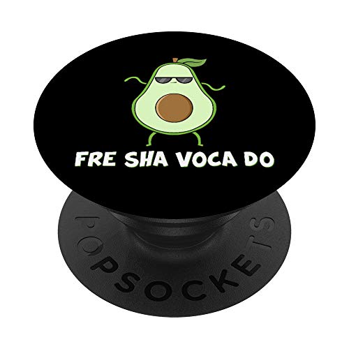El saludable guacamole verde natural esparce aguacate fresco PopSockets Agarre y Soporte para Teléfonos y Tabletas