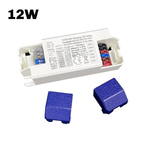 Transformateur d'éclairage LED 0-10 V variable pour plafonnier et spots 10W
