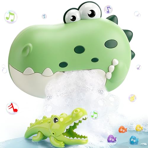 Covriina Baby Bath Toys Bubble Machine for Toddlers 1-3 Toddler Fountain Bathtub Pool Water Table Toys Shark Bath Toy 18 Months Months Baby Bath Toy for Girls