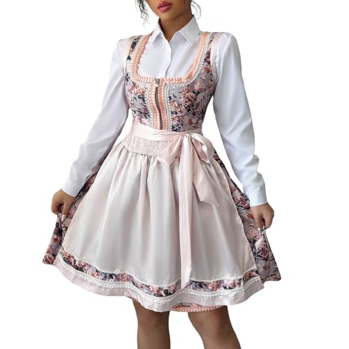 Robe Dirndl Oktoberfest motif floral pour briller lors des fêtes traditionnelles
