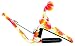Kyser Quick-Change Capo for ukuleles, Pastel Hibiscus, KUPHA