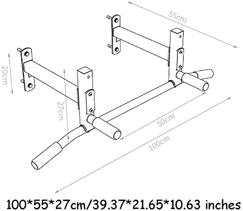 Barre de traction horizontale de maison réglable à double hauteur - 7