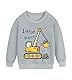 DHASIUE Bagger Sweatshirt für Jungen Pullover Shirts Baumwolle Winter Langarmshirts 116