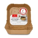 Emeril Lagasse Air Fryer Liners Disposable, Perforated Parchment Paper Air Fryer Liners for Emeril Lagasse Air Fryer Oven & French Door Air Fryer Oven – Square 7.87 Inch – 100 Count