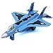 JHSHENGSHI Modello di Aereo Militare, Giocattoli e Regali per Bambini F-22 Raptor Fighter in Scala 1/72 USA, 7,5 Pollici x 5,3 Pollici