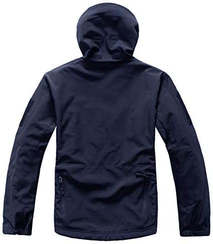Miniatura 3 de MAGCOMSEN - Chaqueta táctica con capucha para hombre, impermeable, suave, abrigo de invierno