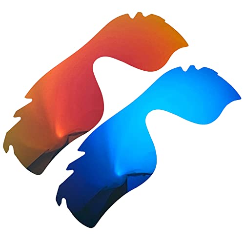 replacement lenses for Oakley Radarlock Path Vented Sunglass polarized (red+blue)