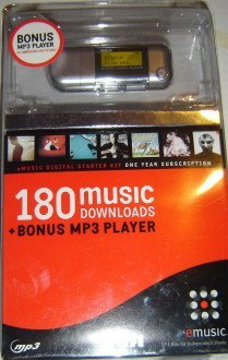 512MB MP3 Player + 1 Year Subscription to eMusic by RCA