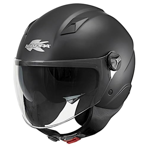 Casco demi jet Kappa KV57 Basic ECE22.06 Nero Opaco taglia L