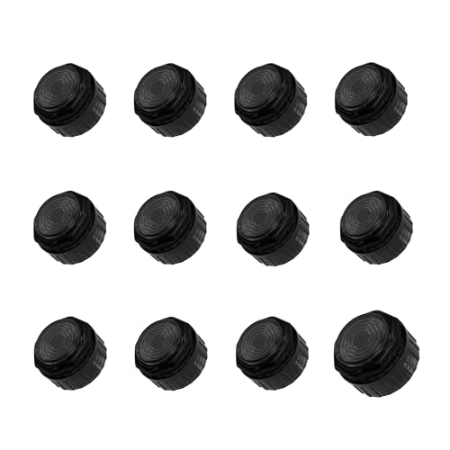 Image of 11 Pcs 24mm + 1 Pc 30mm Gamerfinger Mechanical Arcade Buttons with Mechanical MX Speed Silver Switches Arcade Buttons (Black)